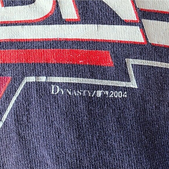 Vintage Boston Red Sox Youth Small (6-8) Shirt Delta 2004 World Series Blue - Picture 4 of 9